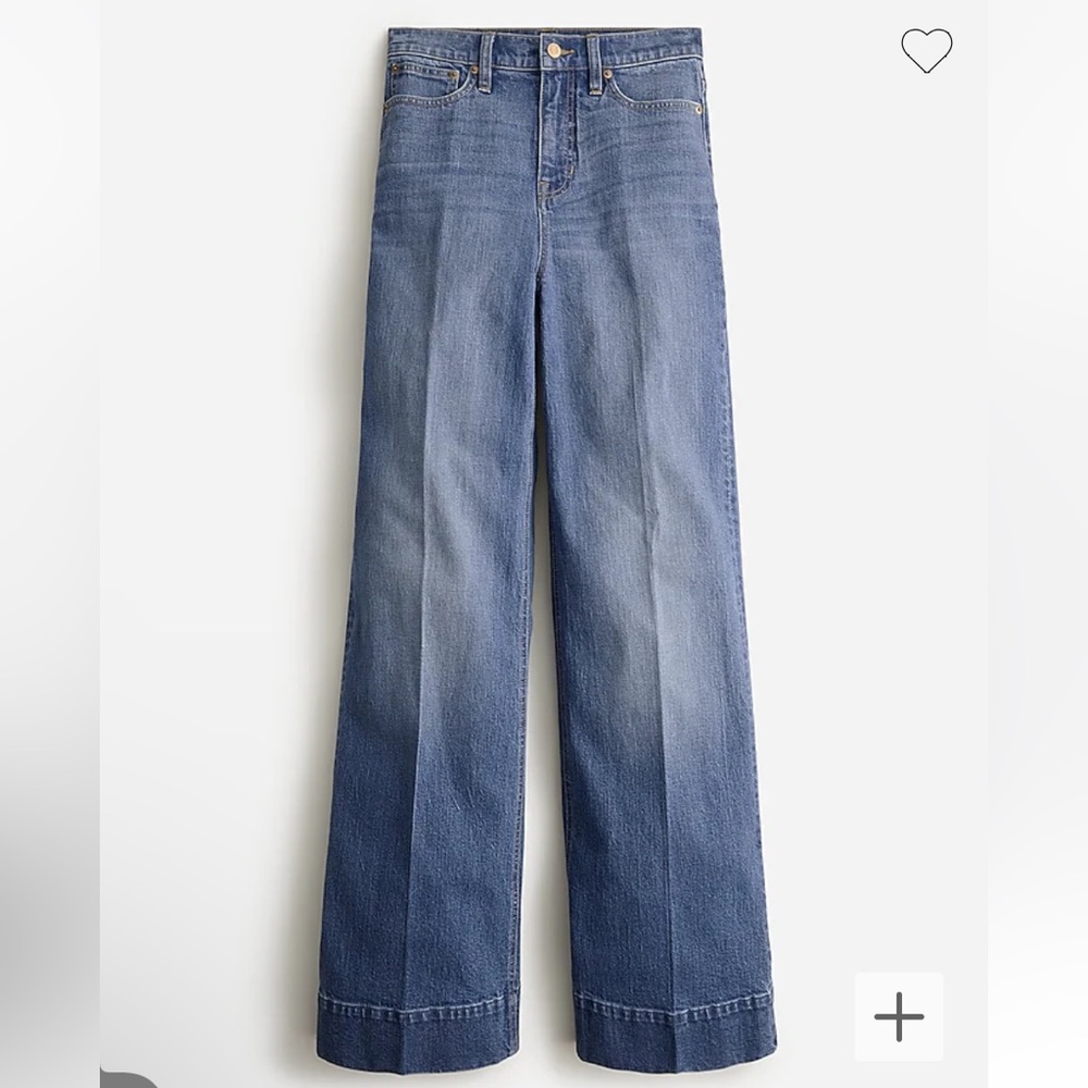 JCrew Wide Leg Denim trouser